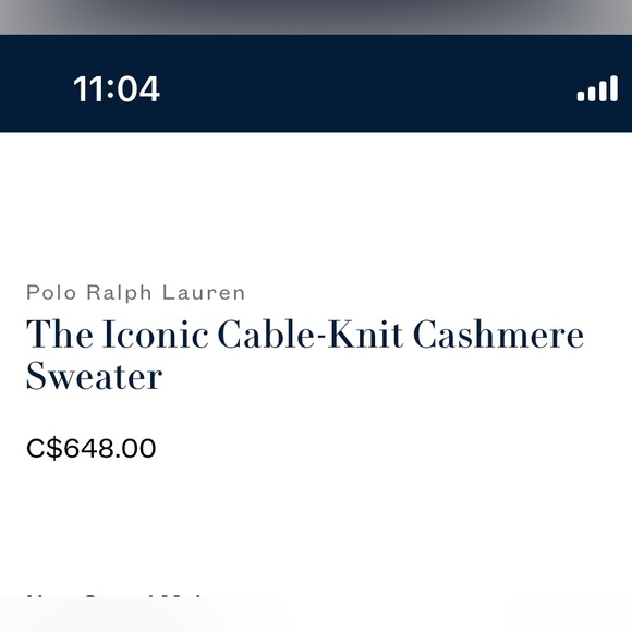The Iconic Cable-Knit Ralph Lauren Cashmere Sweater - Picture 5 of 5